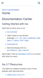 Mobile Screenshot of doc.zeroc.com